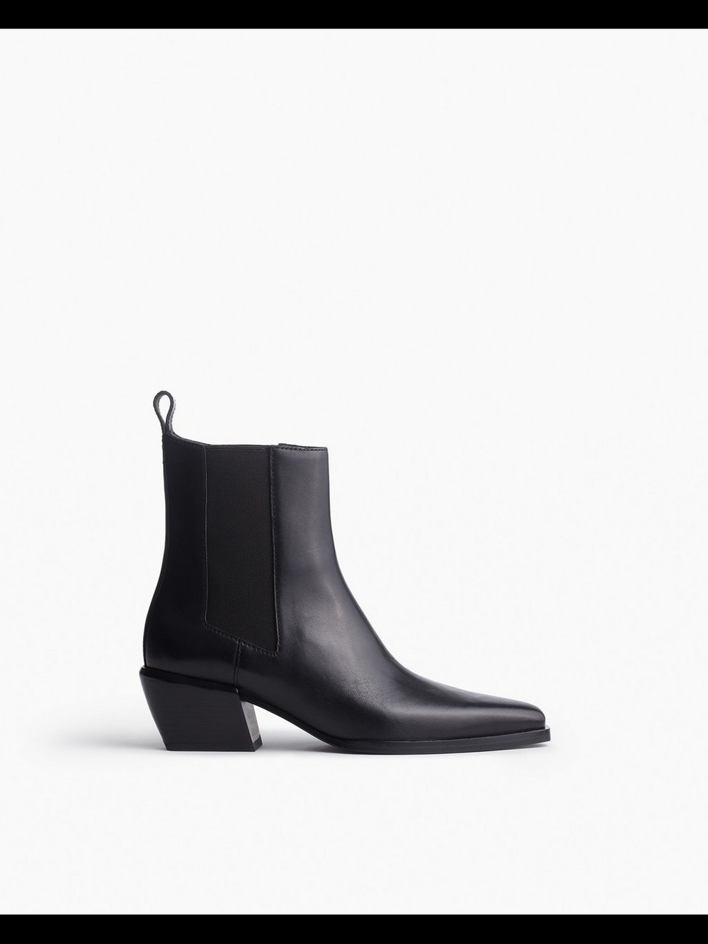 Rag & Bone Women's Black Leather Joni Chelsea Boots 41/11 Like New DEAL! - Picture 2 of 16